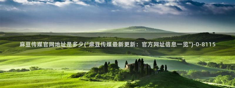 麻豆传媒官网电脑版：麻豆传媒官网地址是多少(\