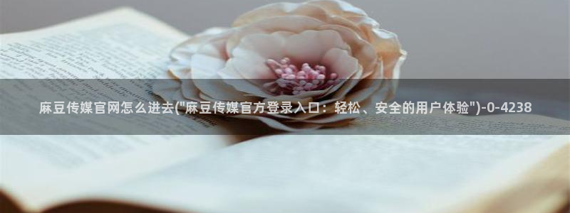 麻豆传媒映话官网：麻豆传媒官网怎么进去(\